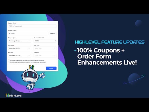 100% Coupons + Order Form Enhancements Live!