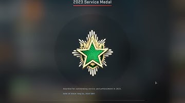 Getting 2023 Tier 2 Service Medal in CS:GO. (feat neverlose)