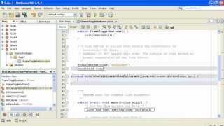 JAVA GUIA 7: TOGGLEBUTTONS [Botónes Alternos]
