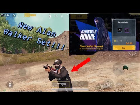 PUBG | New Alan Walker Set in PUBG Mobile | First Look! | Gameplay With Alan Set! - YouTube
