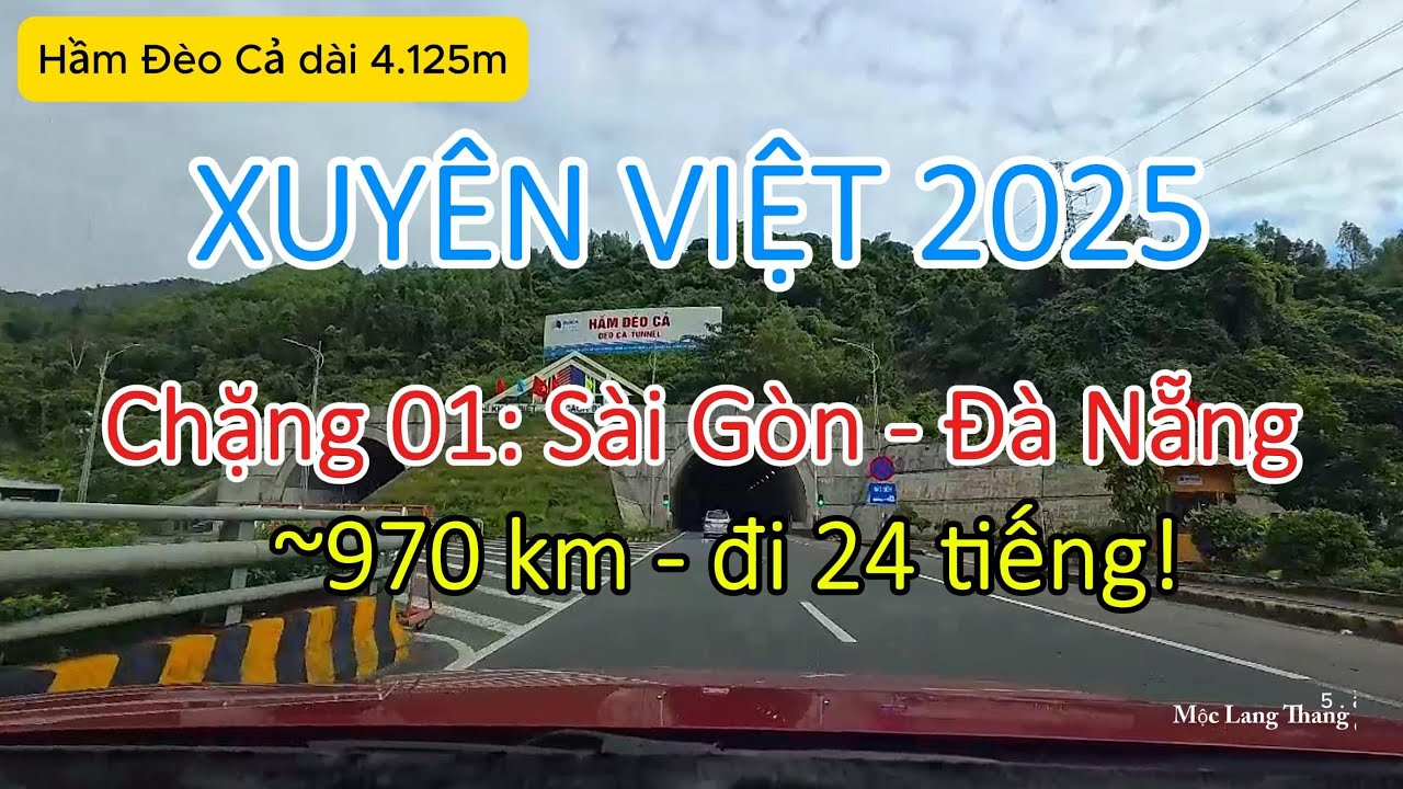 (Phần 1) Xuyên Việt 2025 về Bắc ăn Tết (Chặng 1) Sài Gòn - Đà Nẵng ~970km