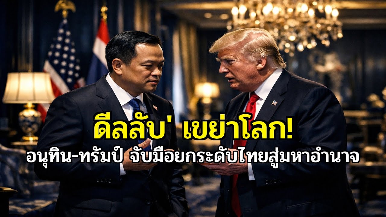 จับตา! 'อนุทิน' ต่อสายตรง 'ทรัมป์' ดีลใหญ่สะเทือนอาเซียน ไทยผงาดเวทีโลก