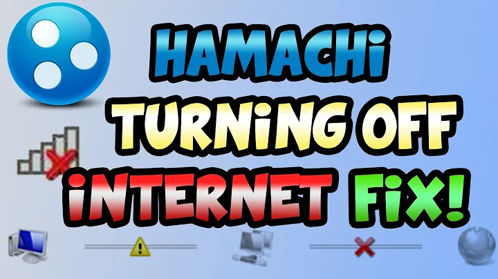 Hamachi Turning Off Internet Connection Fix! Ethernet & Wireless Fix!