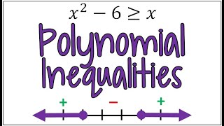 How to Solve a Polynomial Inequality Using a Number Line & Sign Analysis