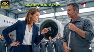 CEO Dares Single-Dad Janitor to Fix a $10M Jet Engine - What He Reveals Destroys Her Empire!