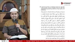 LIVE Kezhaliman Adalah Kegelapan | Hadits No.490 Bag.3 - Ustadz Abdullah Zaen, Lc. M.A.
