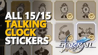 All Talking Clock Stickers Collection Honkai Star Rail screenshot 5