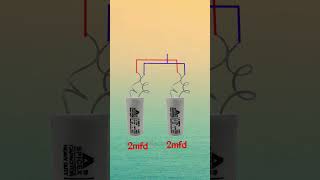 capacitor parallel connection diagram #shorts