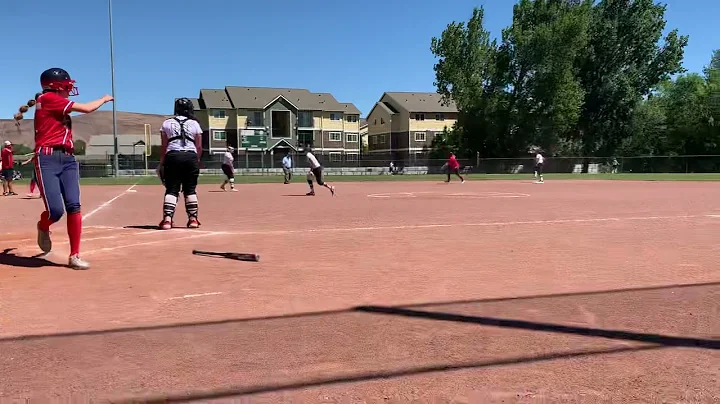 Bases clearing double 6/19/21