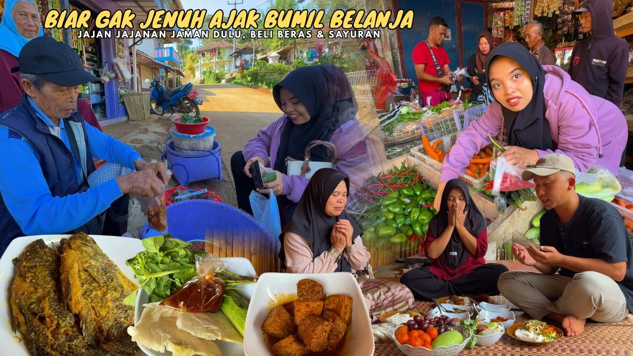 KEHIDUPAN DIDESA | Stok Didapur Sudah Habis, Mumpung Cuaca Cerah Yuk Kita Belanja Keperluan Masak