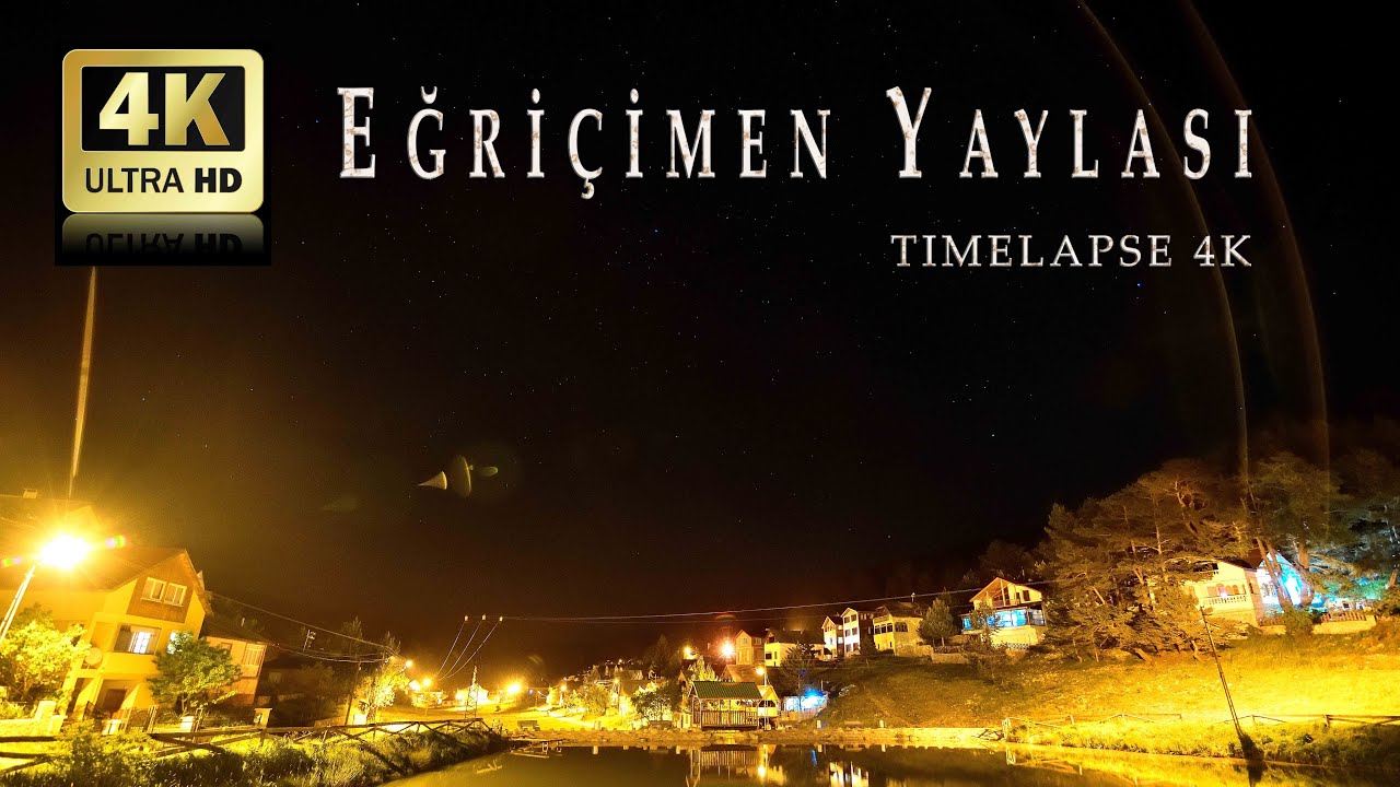 Eğriçimen Yaylası 4K Timelapse