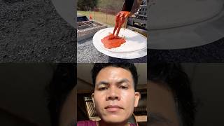 How to making a giant pizza #pizza #duet #food #cooltools #pizzatools #tinytools #comedy #shorts