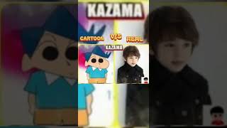 Shinchan vs real💗 #shinchan #cartton #love #trending #viral #shorts
