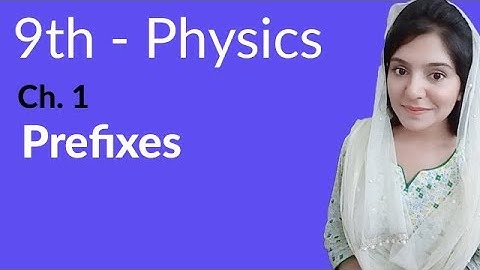 Matric part 1 Physics,Ch 1,Prefixes-9th class Urdu Lecture
