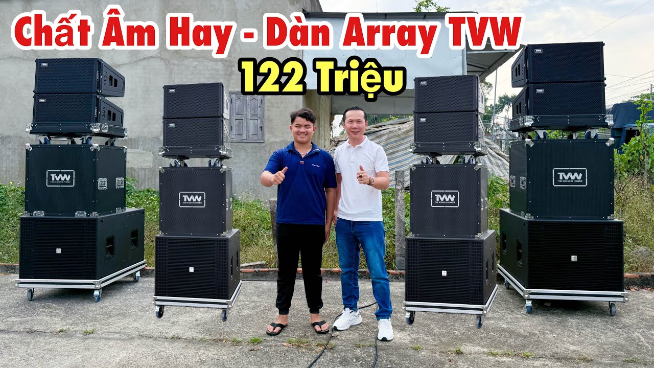 2 Năm Lên 2 Dàn “ Chất Âm Hay - Bàn Giao Dàn Array 122 Triệu - Về Đồng Nai. LH 0799060299