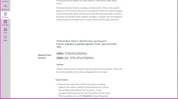 Introduction to Policy Analysis Course