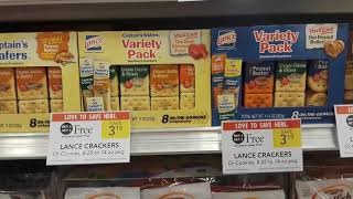 Lance Crackers $1.13 at Publix