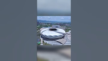 ASIA CUP football stadium ETFE roof membrane structure project #construction #architecture