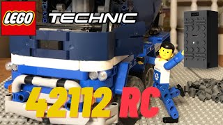 RC Concrete Mixer Truck-LEGO technic motorized Buwizz Review-INSTRUCTION!!!