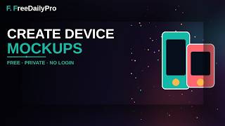 How to Create Device Mockups Free Online No Signup | FreeDailyPro.com screenshot 3