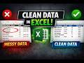 DATA CLEANINGHow I Clean Messy Data in Excel (Real-World Data Cleaning Tutorial)