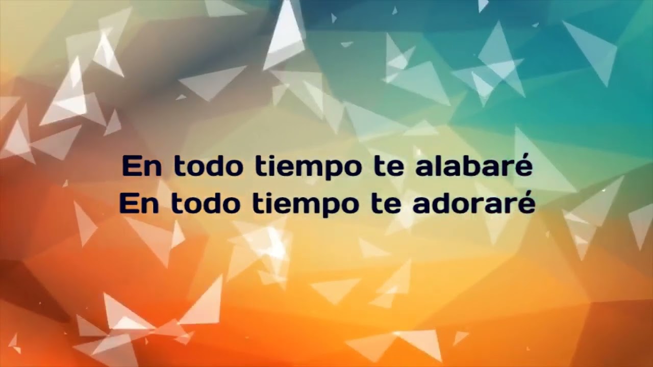 Karaoke Te alabaré y Bueno es alabar - Danilo Montero