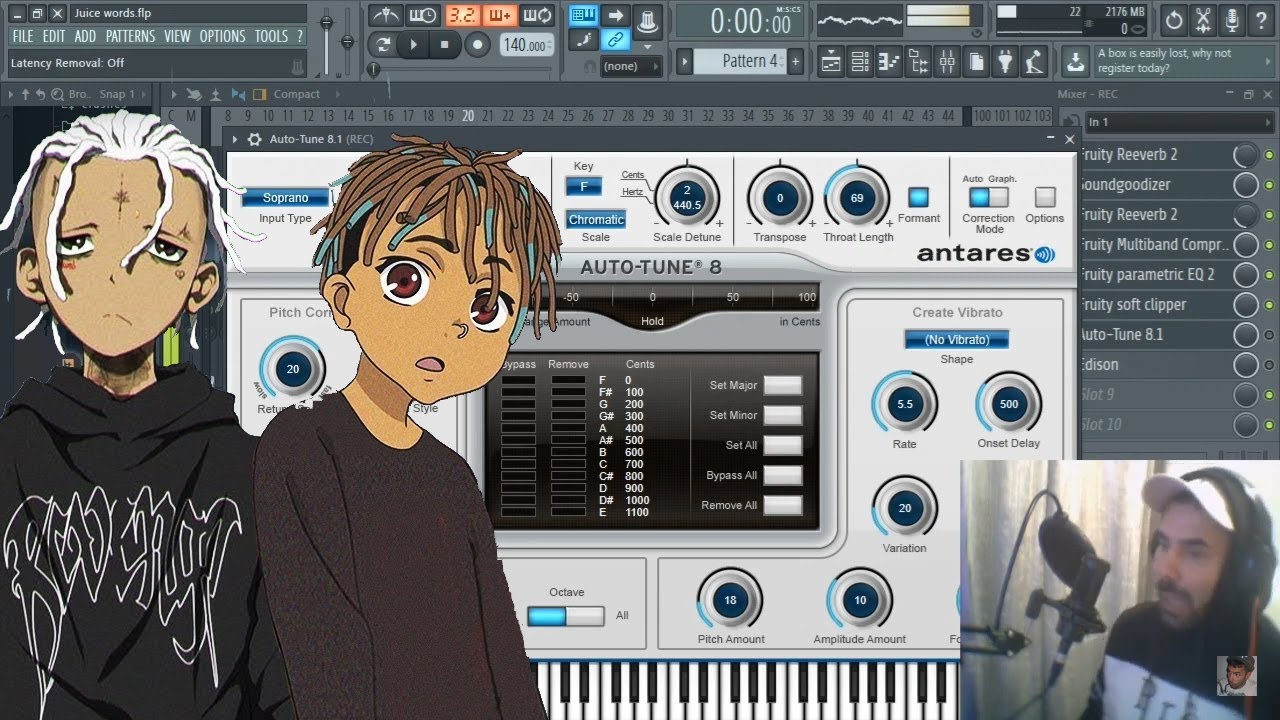 Juice WRLD & xxxTentacion Lofi Hip-hop Autotune Vocal Effects
