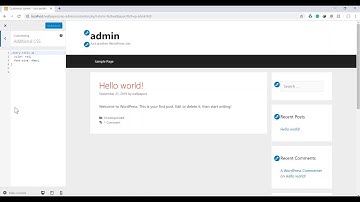 How to add WordPress Custom CSS to any theme based website without any plugin