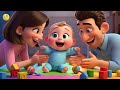Family Hug Baby Song 👨‍👩‍👧‍👦💖 | Loving Family Nursery Rhyme for Kids 🎵 | Toddler Learning Song