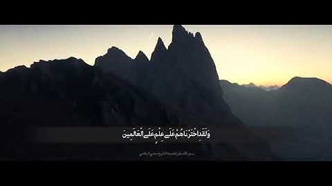 سورة الدخان الشيخ هاني الرفاعي