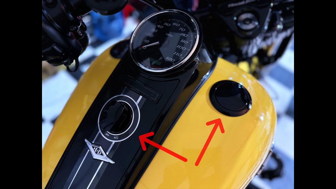 Комплект для установки крышки топливного бака и указателя уровня топлива Harley Davidson, а также...