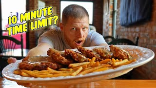 SCHWÄTZERS SCHNITZEL CHALLENGE | FINISH UNDER 10 MINUTES TO GET ALL PRIZES