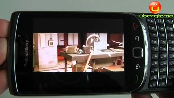 BlackBerry Torch Playing MP4 and MP3 files (720p HD)