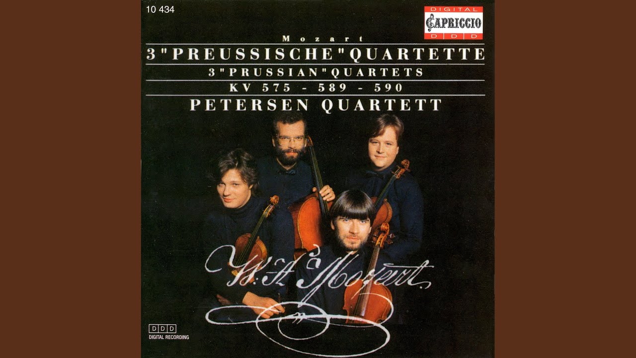 Watch String Quartet No. 23 in F Major, K. 590, "Prussian No. 3": III. Minuetto: Allegretto on YouTube