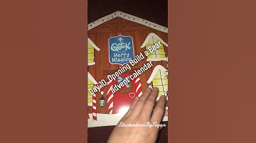 Day 10, opening Build a Bear advent calendar⛄️. #buildabear #buildabearworkshop #shorts #calendar