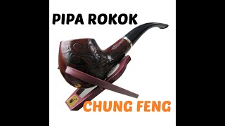 Pipa Rokok Kayu Ukiran Klasik Chung Feng