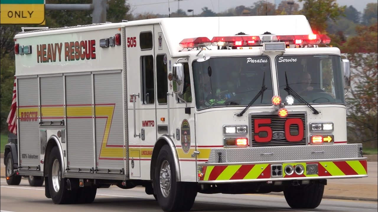 West Manchester Township Fire Department Rescue 505 Responding 10/24/22