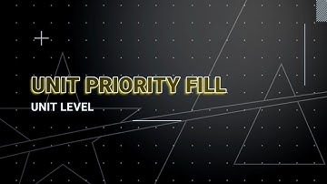 IPPS-A R3 Demonstration: Unit Priority Fill - Unit Level