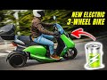 Electric 3-Wheel Scooters and Trikes with Smart Suspensions for Better Cornering