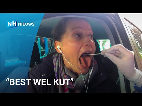 NH Nieuws-verslaggever doet coronatest