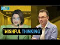 Snap election tinawag na "wishful thinking" ng Palasyo
