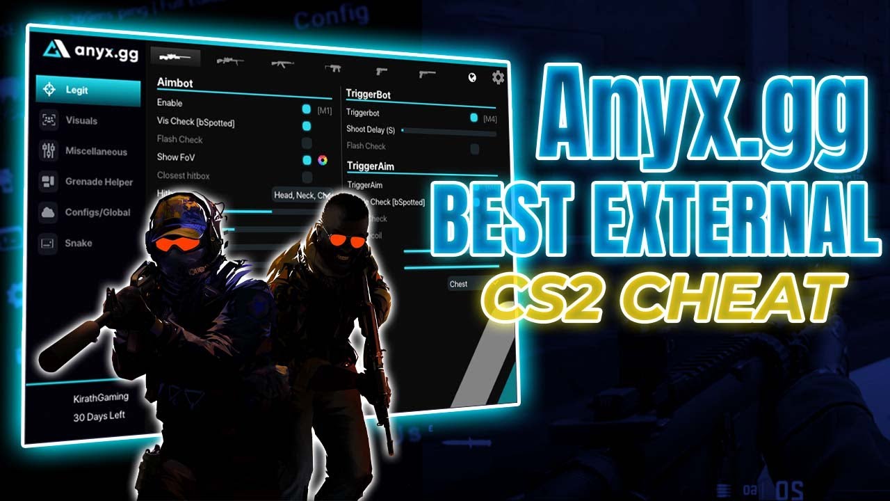 The Best CS2 External Legit Cheat Anyx.gg