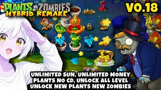 Update Plants Vs Zombies Hybrid Remake V0.18 Menu - Android Apk