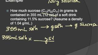 20 Mass percent as a conversion factor
