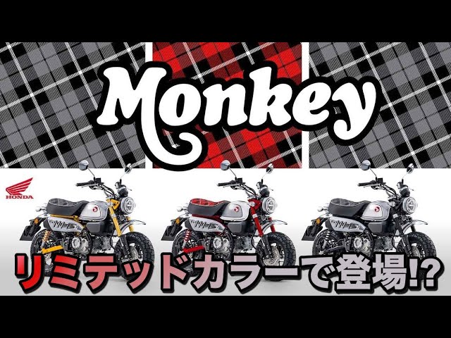 往年のリミテッドカラーで登場!?】2023 モンキー125 【モンキーの歴史