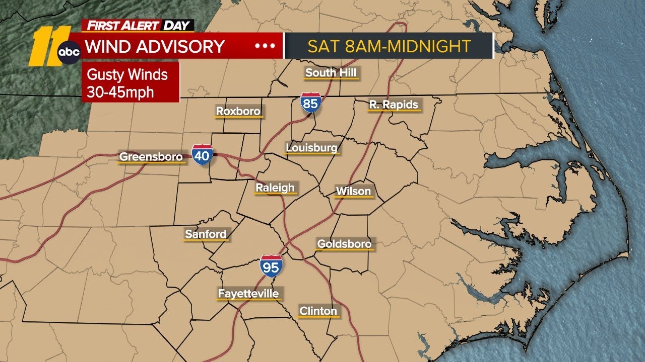 LIVE RADAR: Severe weather risk, gusty winds today - YouTube