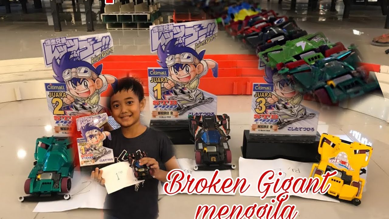 Bermain tamiya mini4wd kelas STBpro