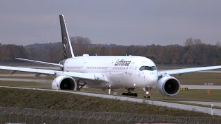 [4K] Dual A350 Takeoff Extravaganza at Munich Airport | Aviation Enthusiast's Delight by flugsnug 554 views 4 months ago 3 minutes, 39 seconds