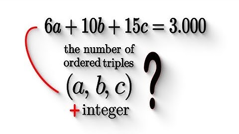 Can you find the number of ordered triples of positive integers (a, b, c) such that 6a+10b+15c=3000?