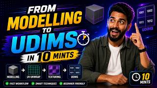 Blender Beginner Learn Modelling to UDIMs in Just 10 Minutes